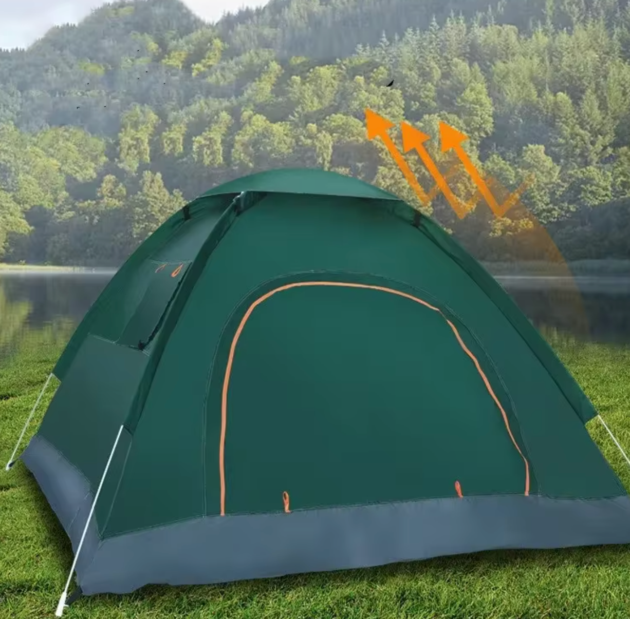 2-3Person Outdoor Pop Up Tent Waterproof Automatic Camping UV Protection Tents Llightweight Instant Setup
