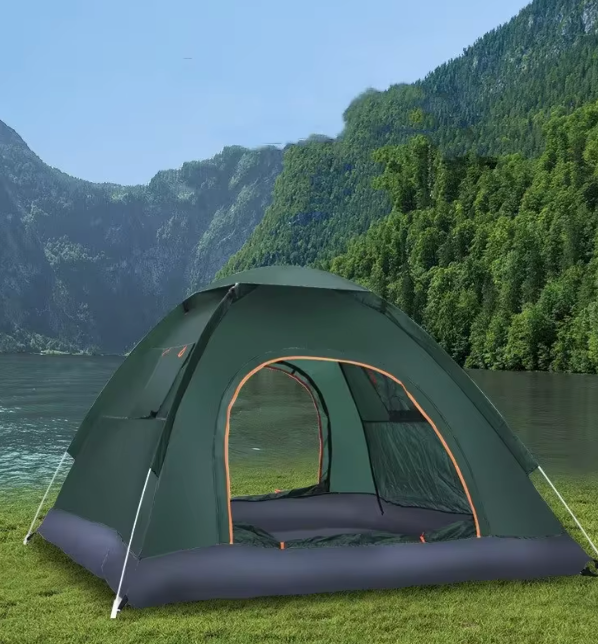 2-3Person Outdoor Pop Up Tent Waterproof Automatic Camping UV Protection Tents Llightweight Instant Setup